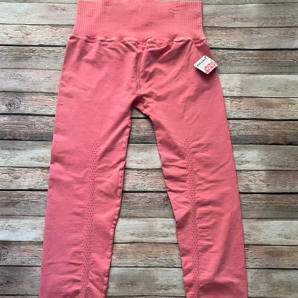 FP Movement by Free People Good Karma Leggings Sz XL Poppy - Picture 4 of 10